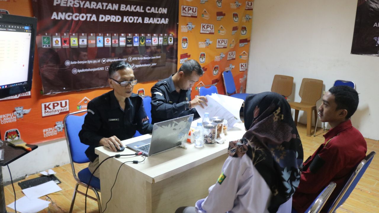 Perbaikan Dokumen Persyaratan Balon Anggota DPRD Kota Banjar Pemilu Tahun 2024 , 09 Juli 2023